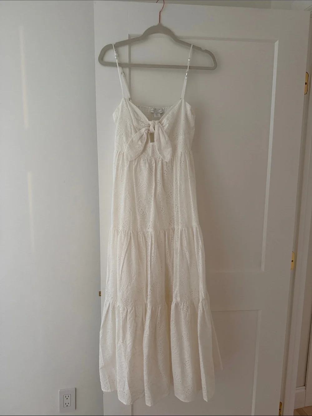 House of Harlow 1960 White Eyelet Dress
